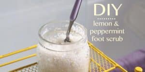 She Makes A Fabulous Lemon Peppermint Foot Scrub To Relieve Her Tired Feet…