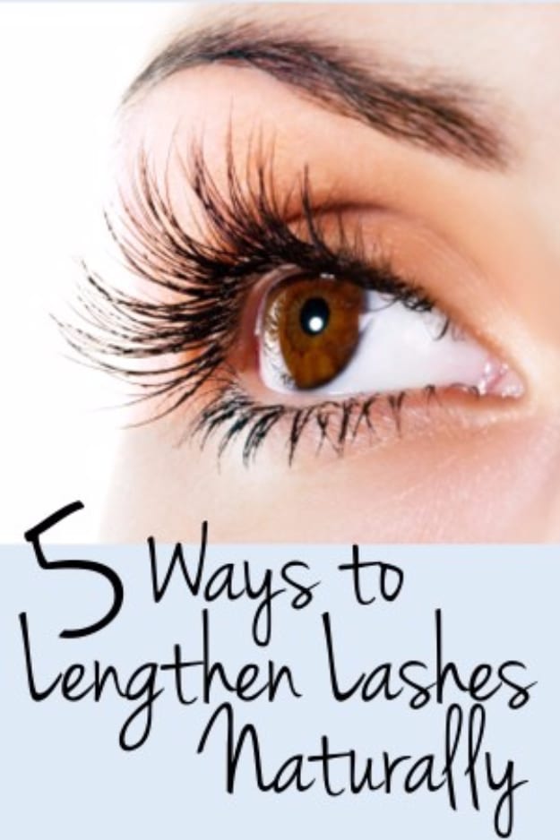 Cool DIY Makeup Hacks for Quick and Easy Beauty Ideas - Lengthen Your Lashes Naturally - How To Fix Broken Makeup, Tips and Tricks for Mascara and Eye Liner, Lipstick and Foundation Tutorials - Fast Do It Yourself Beauty Projects for Women 