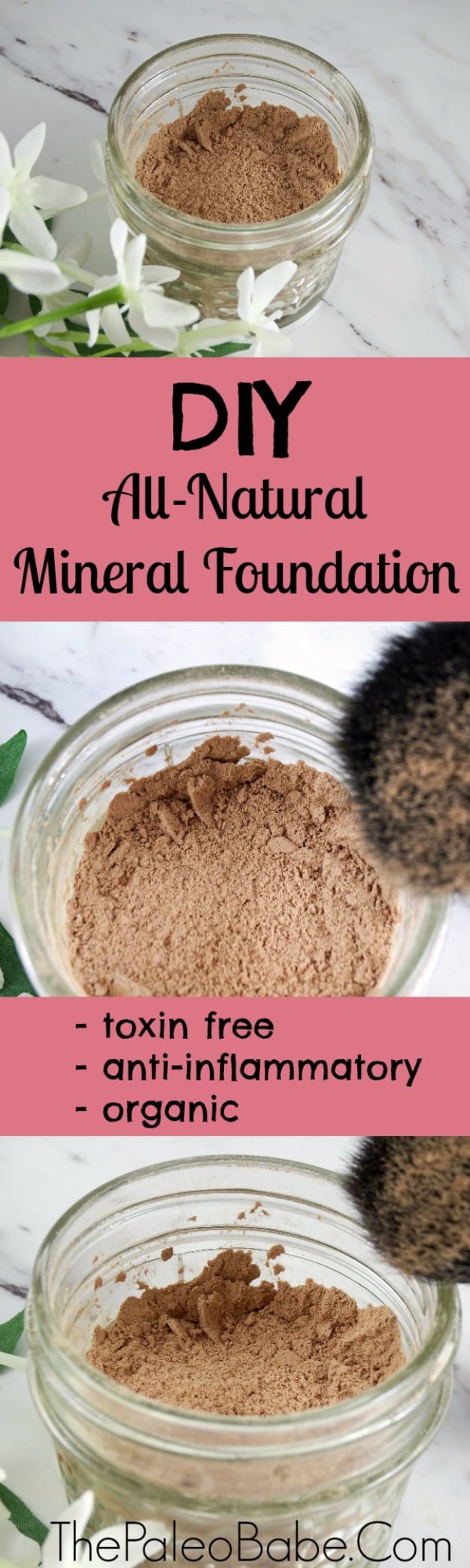 Cool DIY Makeup Hacks for Quick and Easy Beauty Ideas - Make Your Own DIY Natural Non-Toxic Mineral Foundation - How To Fix Broken Makeup, Tips and Tricks for Mascara and Eye Liner, Lipstick and Foundation Tutorials - Fast Do It Yourself Beauty Projects for Women 