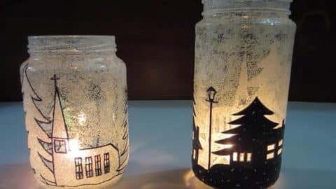 She Makes Beautiful Luminaries For Fabulous Christmas Room Decor (Watch!) | DIY Joy Projects and Crafts Ideas