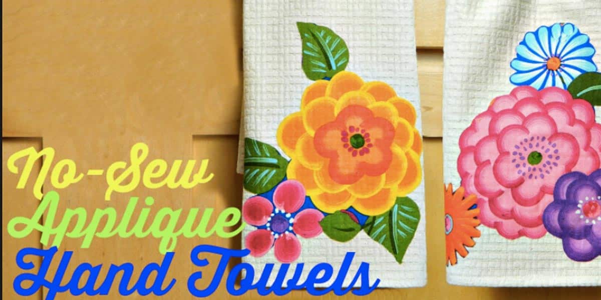 Watch How He Makes These Awesome No Sew Appliqué Towels (Beautiful!) | DIY Joy Projects and Crafts Ideas