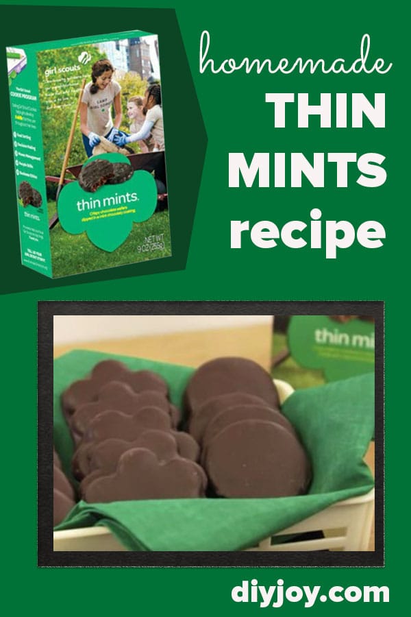How to Make Thin Mints - Recipe and Instructions - Girl Scout Thin Mint Copycat