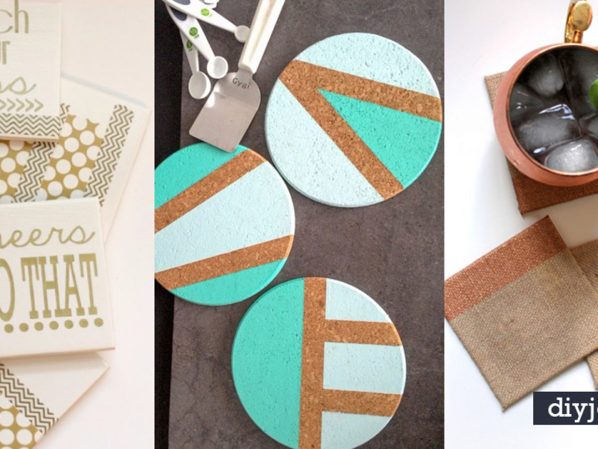 How to Make Cork Coasters  Easy Homemade DIY Project