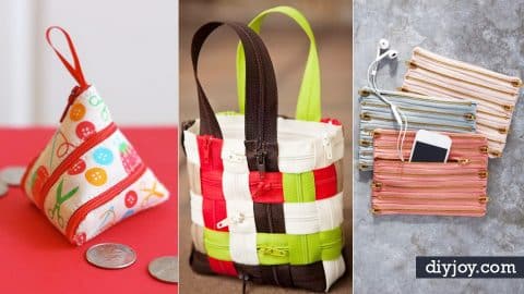 33 Cool DIY Projects You Can Make With A Zipper | DIY Joy Projects and Crafts Ideas