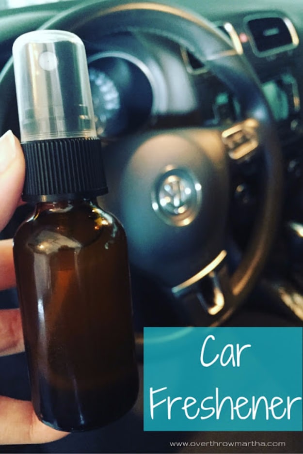 DIY Car Accessories and Ideas for Cars - DIY Car Air Freshener - Interior and Exterior, Seats, Mirror, Seat Covers, Storage, Carpet and Window Cleaners and Products - Decor, Keys and Iphone and Tablet Holders - DIY Projects and Crafts for Women and Men 