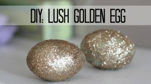 Make Lush Inspired Golden Egg Bath Bombs For A Sparkly Treat to Add to You Bath | DIY Joy Projects and Crafts Ideas