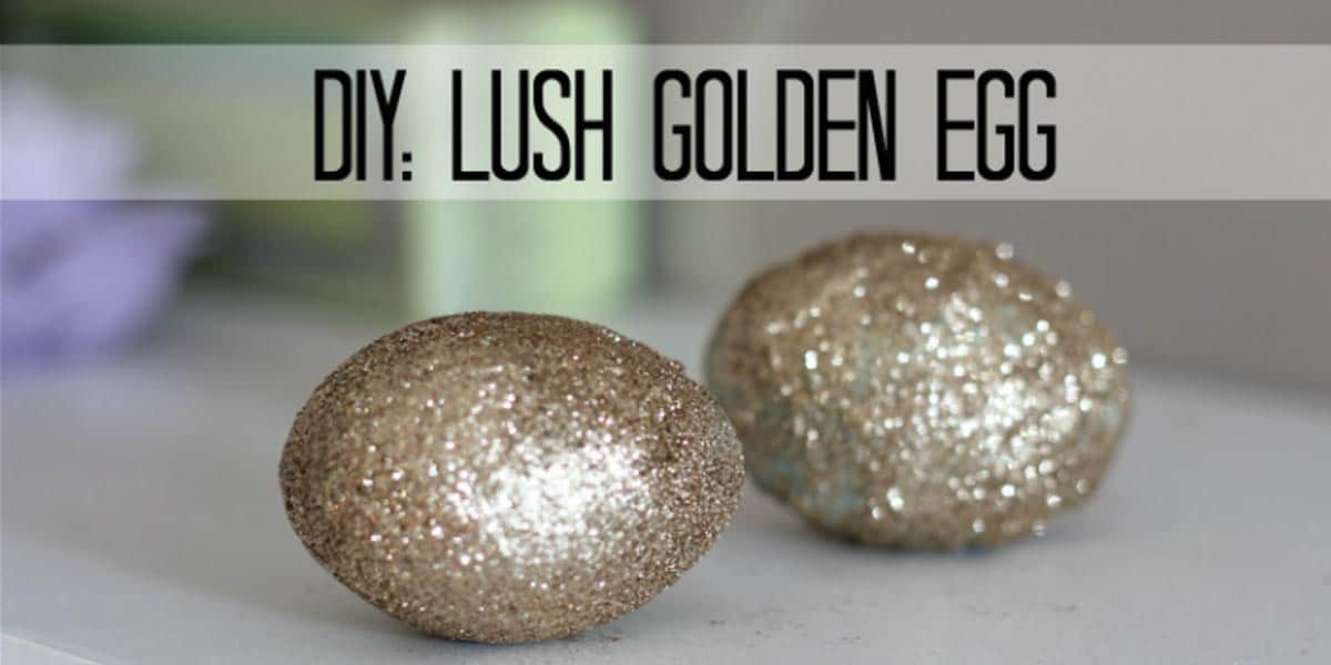 Make Lush Inspired Golden Egg Bath Bombs For A Sparkly Treat to Add to You Bath | DIY Joy Projects and Crafts Ideas