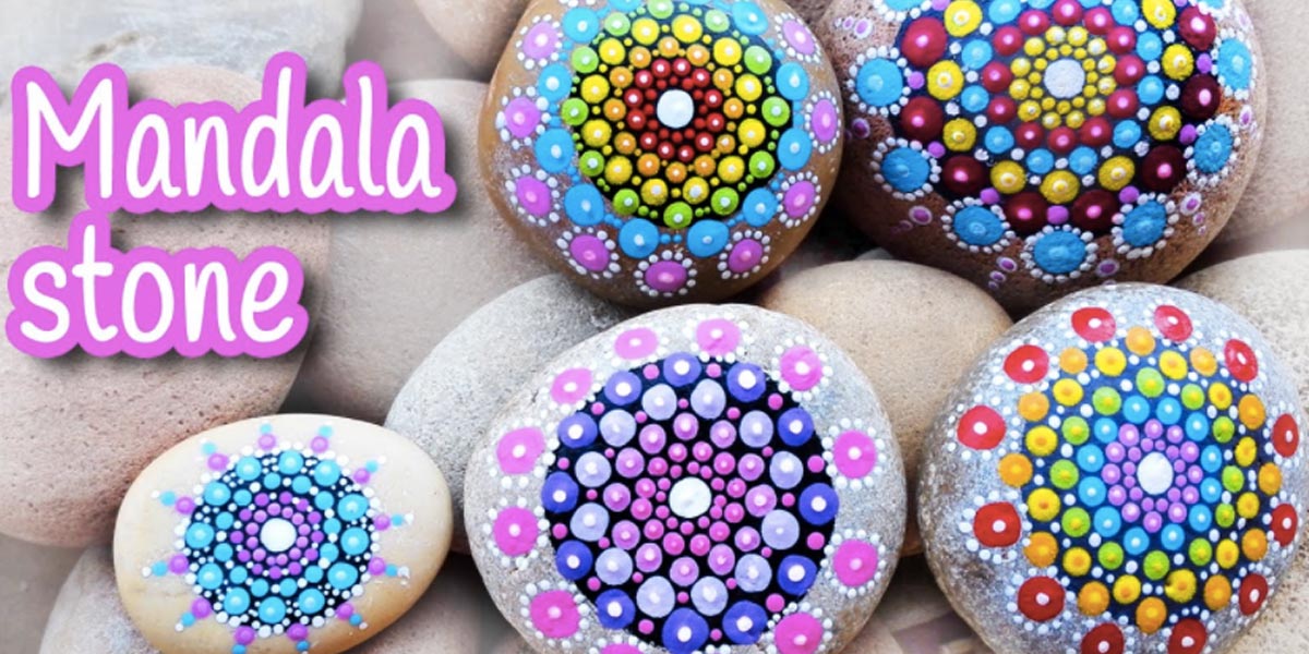 She Paints Mandalas On Rocks And They Are Awesome Gifts And Decor Accents! | DIY Joy Projects and Crafts Ideas