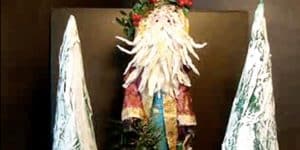 She Makes The Coolest Paper Mache Santa You’re Gonna Want To Know How To Do!