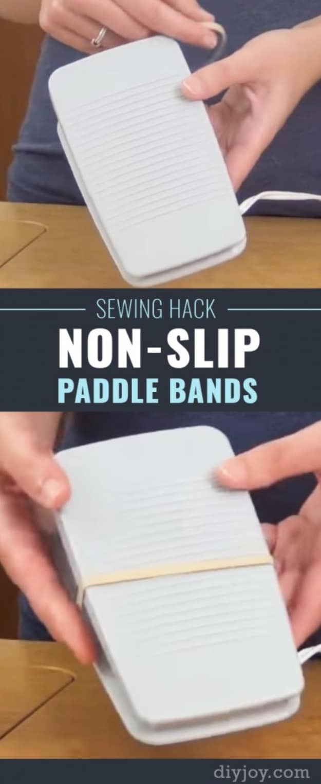 sewing hacks - Unbelievably Easy Sewing Hack With A Rubber Band - Best Tips and Tricks for Sewing Patterns, Projects, Machines, Hand Sewn Items #sewing #hacks