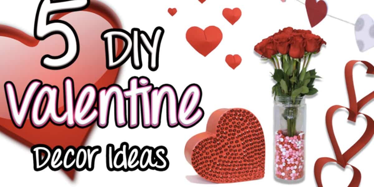 She Shares 5 Incredible Valentine Decor Ideas (Check It Out!) | DIY Joy Projects and Crafts Ideas