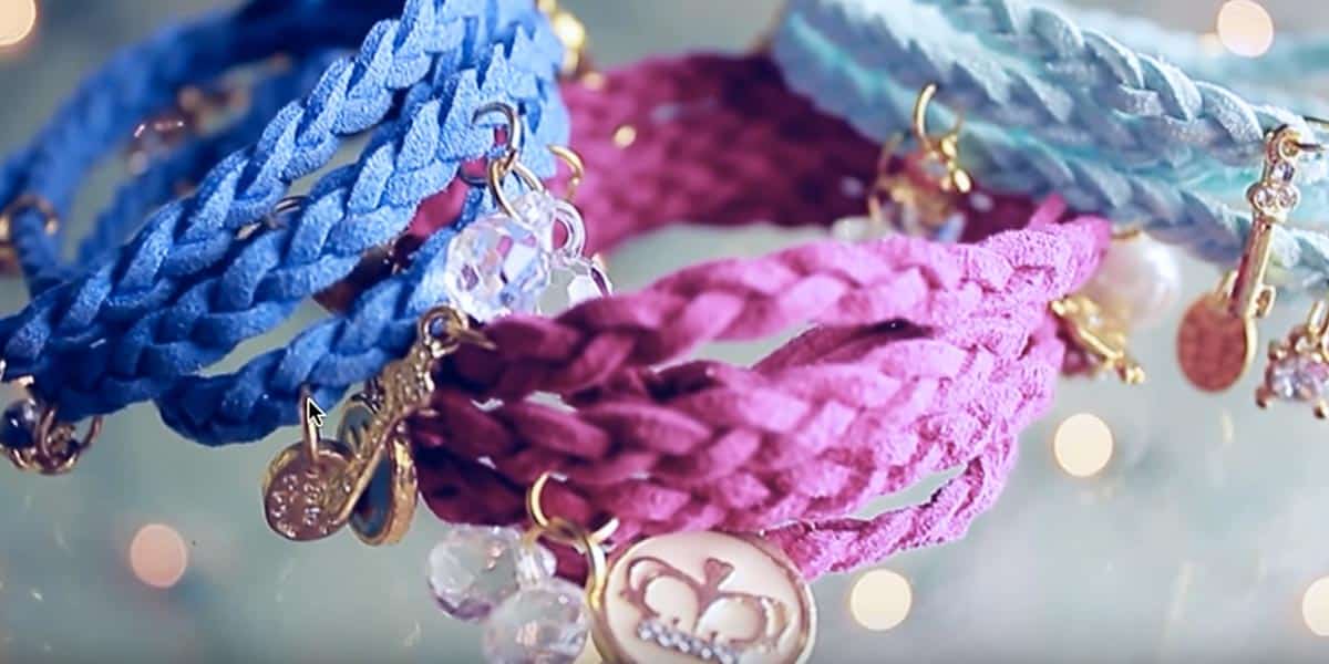 These Are Super Cool Wrapped Braided Charm Bracelets She Makes (Watch!) | DIY Joy Projects and Crafts Ideas