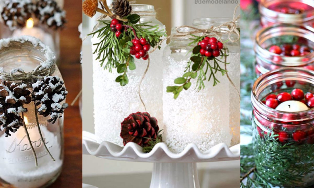 5 Minute DIY Snow Frosted Mason Jar Decorations {Magical!} - A Piece Of  Rainbow