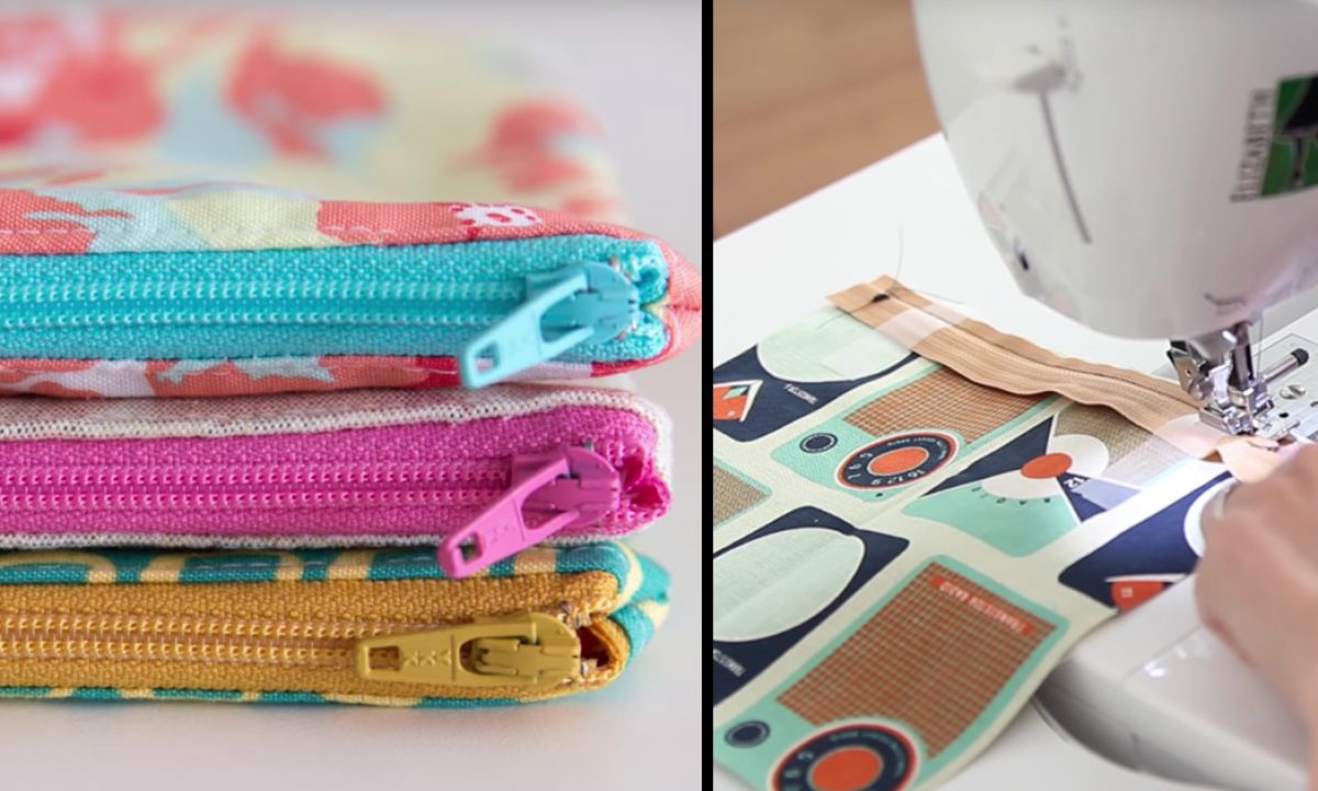 How to make a simple zipper pouch. My foolproof method - I Can Sew This