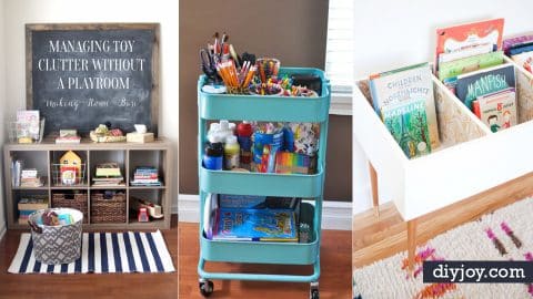 30 DIY Organizing Ideas for Kids Rooms | DIY Joy