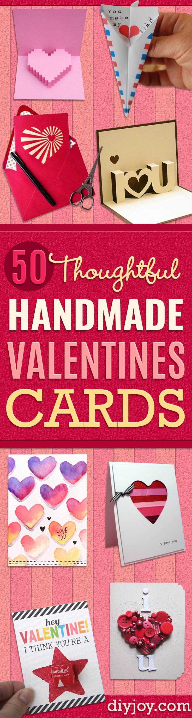 50 Thoughtful Handmade Valentines Cards