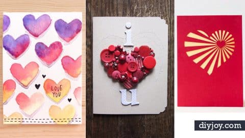 Valentine day handmade sales cards for husband