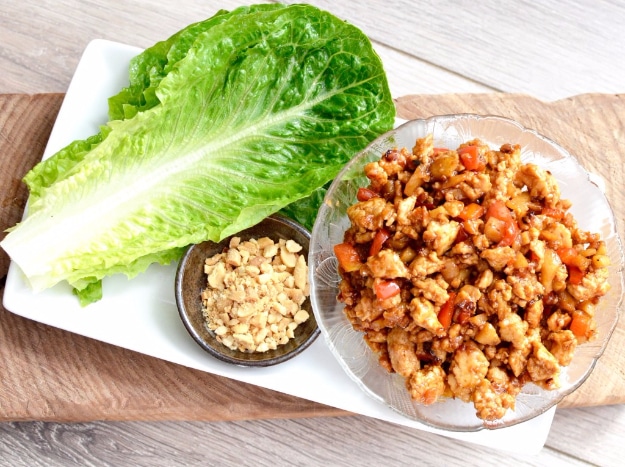 Quick and Healthy Dinner Recipes - Asian Chicken Lettuce Wraps - Easy and Fast Recipe Ideas for Dinners at Home - Chicken, Beef, Ground Meat, Pasta and Vegetarian Options - Cheap Dinner Ideas for Family, for Two , for Last Minute Cooking #recipes #healthyrecipes
