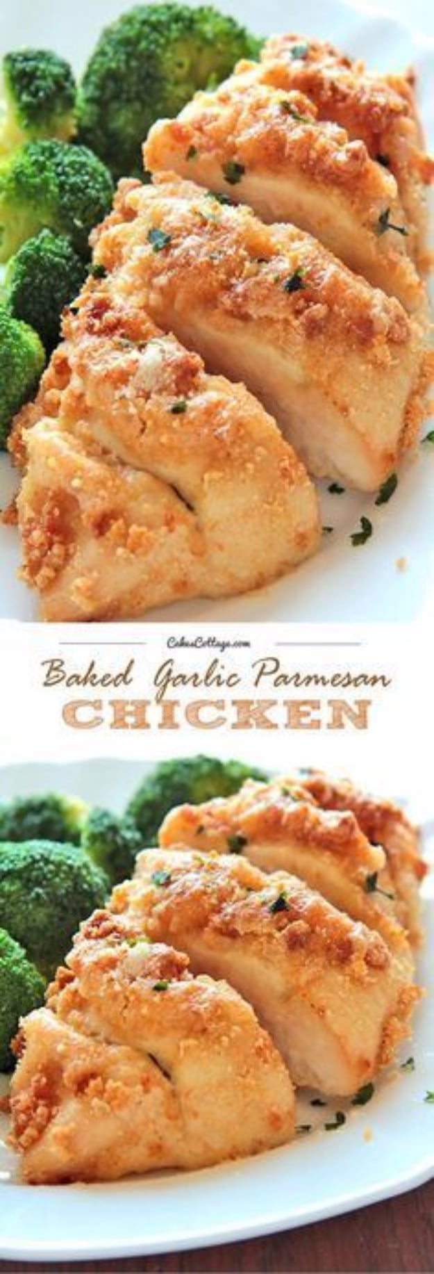 Quick and Healthy Dinner Recipes - Baked Garlic Parmesan Chicken - Easy and Fast Recipe Ideas for Dinners at Home - Chicken, Beef, Ground Meat, Pasta and Vegetarian Options - Cheap Dinner Ideas for Family, for Two , for Last Minute Cooking #recipes #healthyrecipes