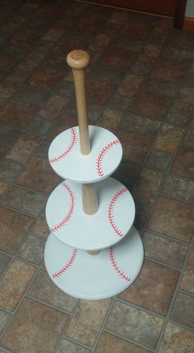 DIY Projects for the Sports Fan - Baseball Cupcake Holder - Crafts and DIY Ideas for Men - Football, Baseball, Basketball, Soccer and Golf - Wall Art, DIY Gifts, Easy Gift Ideas, Room and Home Decor #sports #diygifts #giftsformen