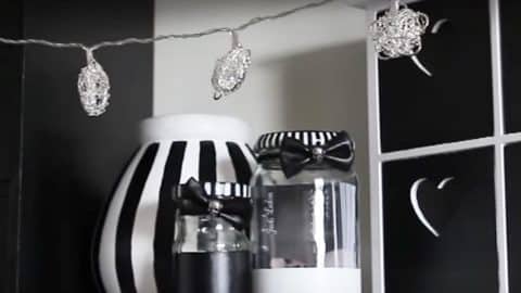 Black And White Decor Is Stunning…Watch What She Does To Get This Look! | DIY Joy Projects and Crafts Ideas