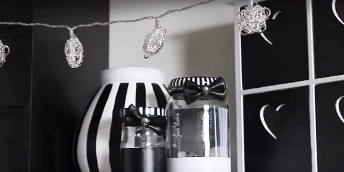 Black And White Decor Is Stunning…Watch What She Does To Get This Look! | DIY Joy Projects and Crafts Ideas