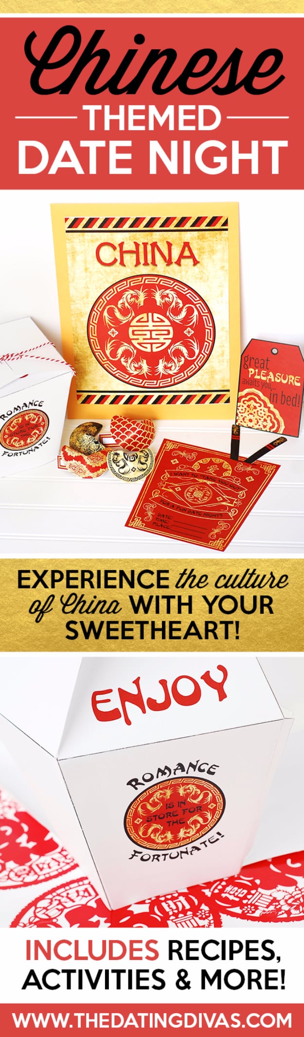 DIY Date Night Ideas - Chinese Themed Date Night - Creative Ways to Go On Inexpensive Dates - Creative Ways for Couples to Spend Time Together creative date nights diy idea