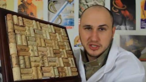 He Makes The Coolest Cork Board Out of Wine Corks (Watch!) | DIY Joy Projects and Crafts Ideas