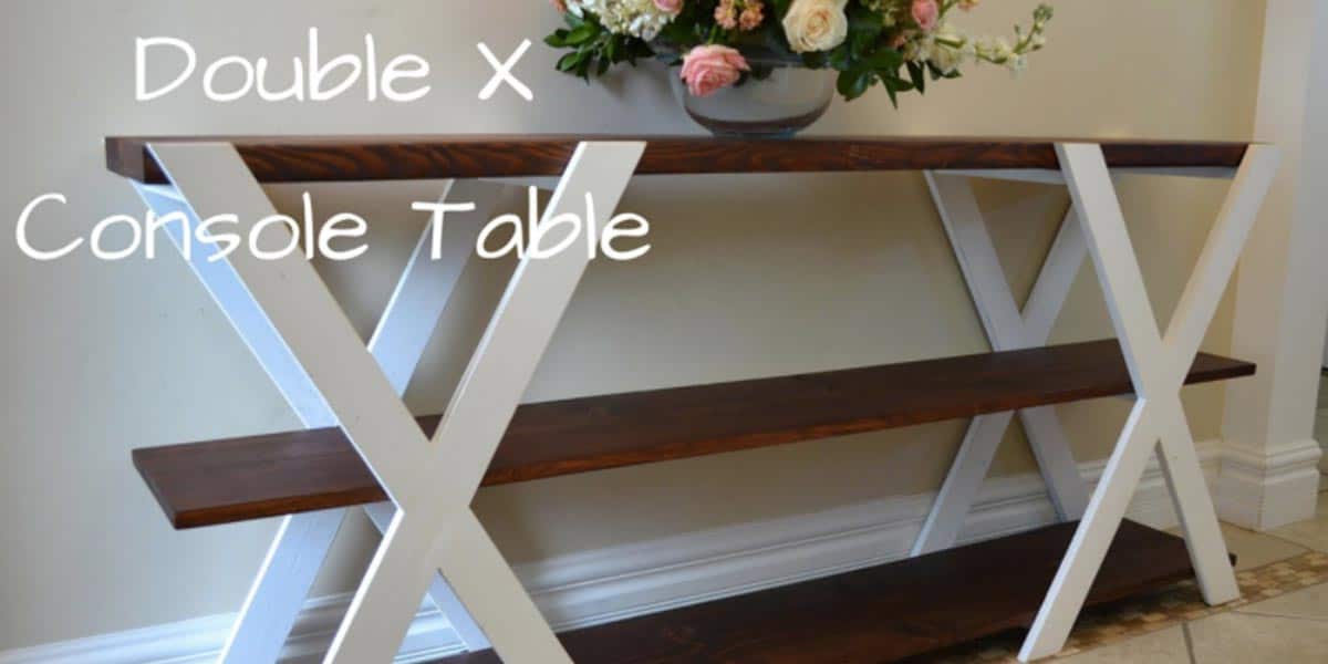 She Makes A Fabulous Console Table That’s An Awesome Addition To Any Home! | DIY Joy Projects and Crafts Ideas