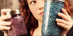 Watch How She Makes This Mesmerizing Glittery Mason Jar For Calming An Anxious Child…