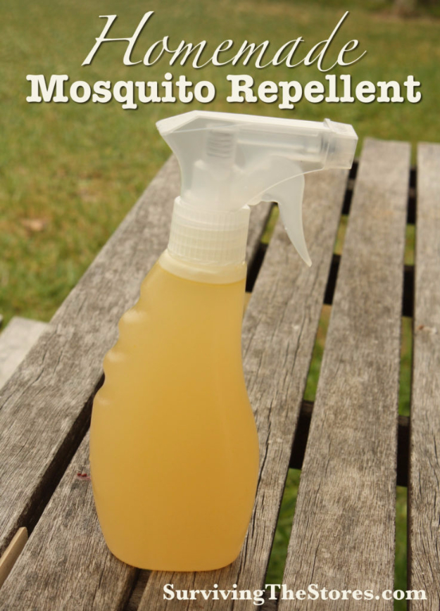 DIY Camping Hacks - Homemade Mosquito Repellent - Easy Tips and Tricks, Recipes for Camping - Gear Ideas, Cheap Camping Supplies, Tutorials for Making Quick Camping Food, Fire Starters, Gear Holders #diy #camping