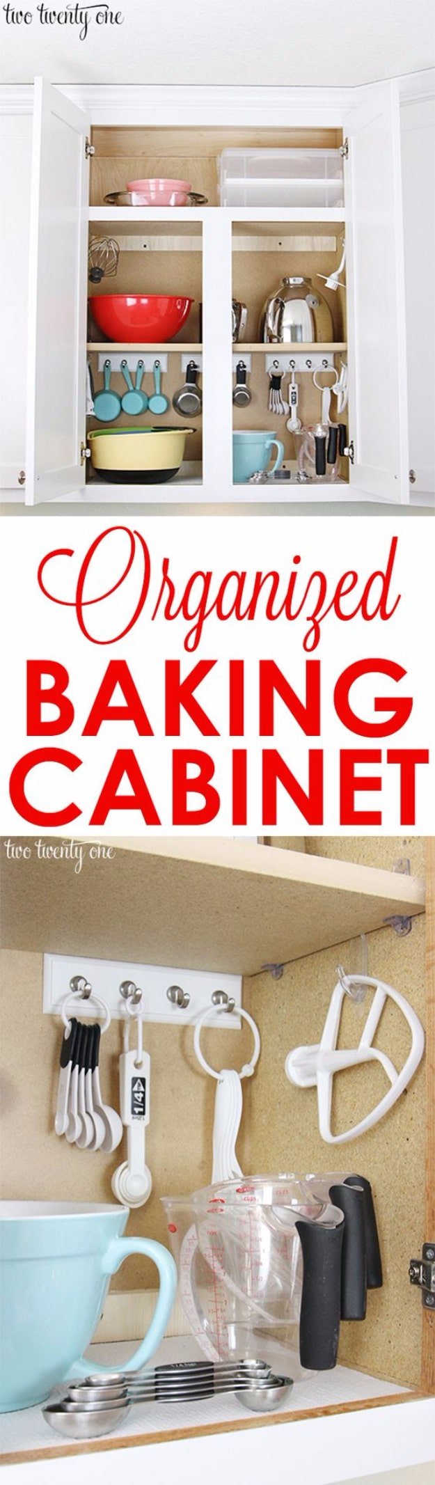 Best Organizing Ideas for the New Year - Organized Baking Cabinet - Resolutions for Getting Organized - DIY Organizing Projects for Home, Bedroom, Closet, Bath and Kitchen - Easy Ways to Organize Shoes, Clutter, Desk and Closets - DIY Projects and Crafts for Women and Men 