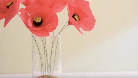 They Make Incredible Paper Poppies…They’re Super Easy And Cheap Too! | DIY Joy Projects and Crafts Ideas