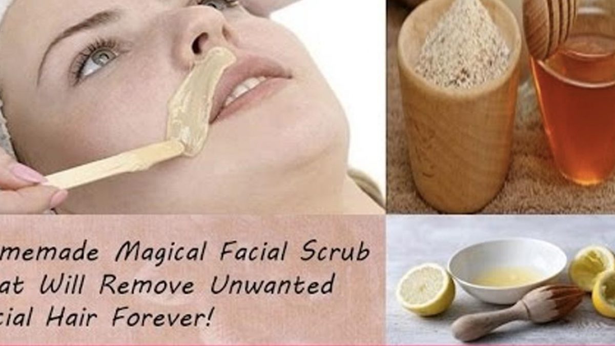 How To Remove Facial Hair Natural Permanently