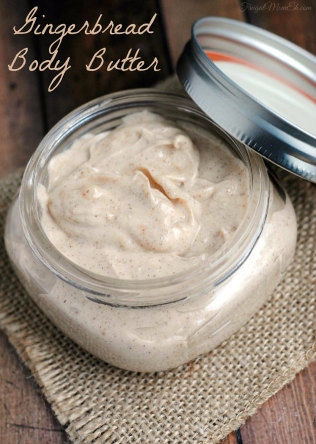 DIY Beauty Ideas and Recipes for Products You Can Make At Home - DIY Gingerbread Body Butter - Easy Tutorials and Recipe Ideas for Face, Skin, Hair, Makeup, Lips - 3 Ingredient, Coconut Oil, Cheap Knock Offs, Baking Soda and Natural Product - Cool Homemade Gifts for Teens and Women