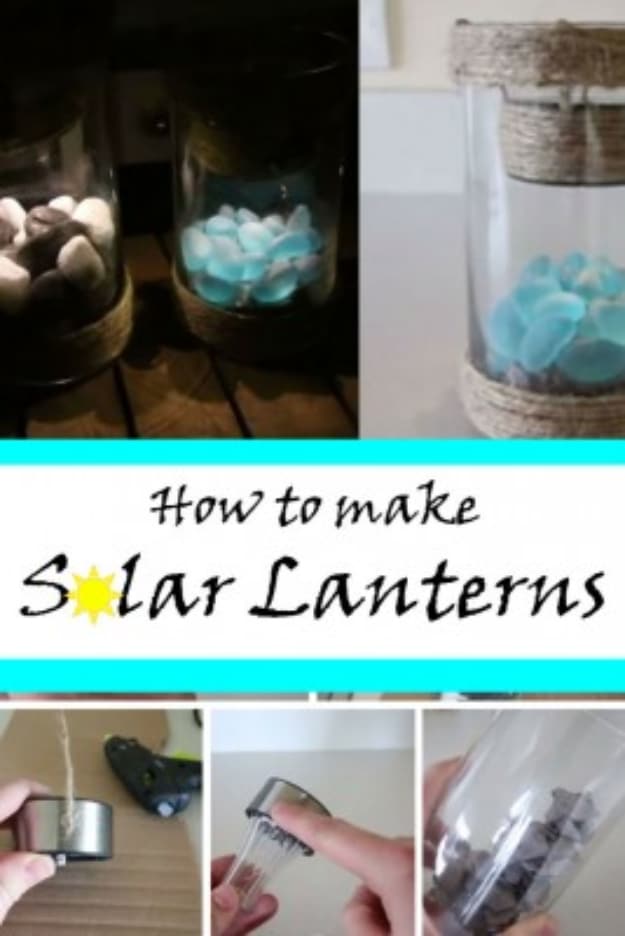 DIY Solar Powered Projects - DIY Solar Lanterns - Easy Solar Crafts and DYI Ideas for Making Solar Power Things You Can Use To Save Energy - Step by Step Tutorials for Making Things Without Batteries - DIY Projects and Crafts for Men and Women 