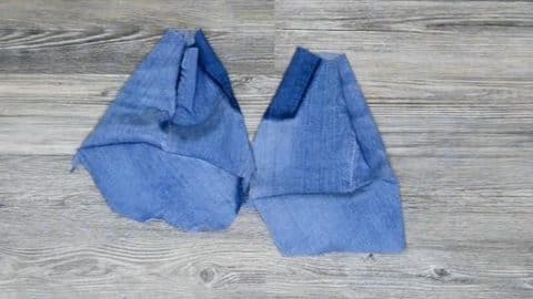You Won’t Believe What She Does With Denim Jeans…Just Watch! | DIY Joy Projects and Crafts Ideas