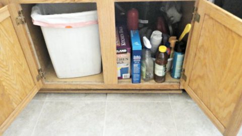 Genius DIY Hack Removes All The Clutter Under Your Sink | DIY Joy Projects and Crafts Ideas