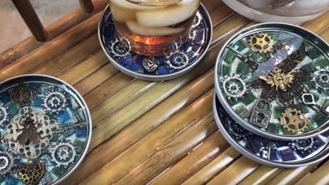 They Make These Fabulous Mosaic Steampunk Coasters That Are A Real Conversation Piece! | DIY Joy Projects and Crafts Ideas