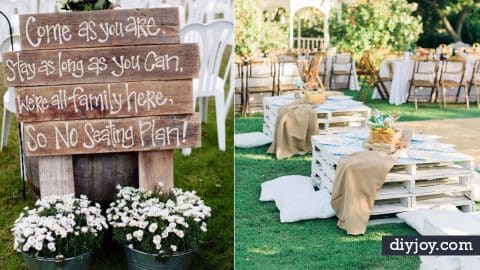 41 DIY Ideas for An Outdoor Wedding | DIY Joy Projects and Crafts Ideas