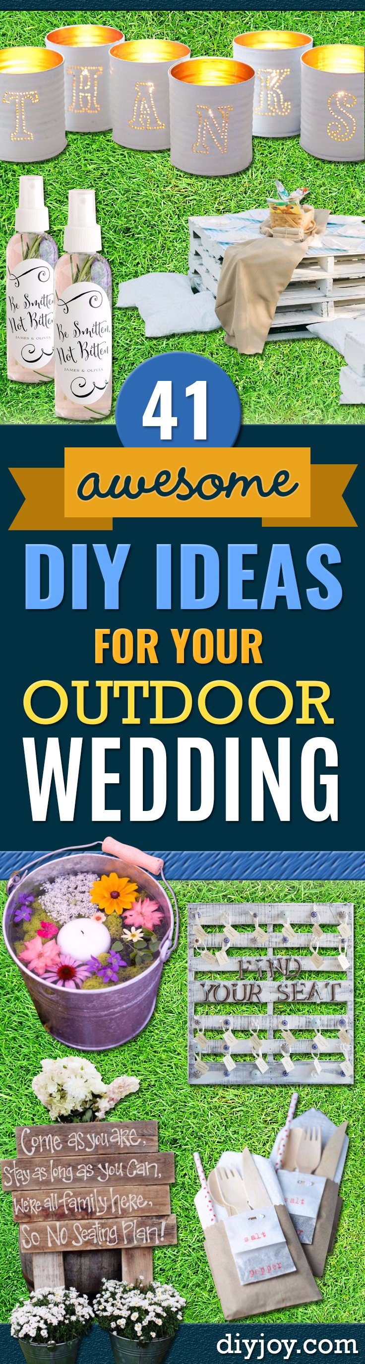 Diy Outdoor Wedding Decor Ideas 41 Decorations For Weddings