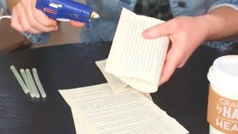 She Folds Some Pages Out Of A Book And Creates Something Fascinating (Watch!) | DIY Joy Projects and Crafts Ideas