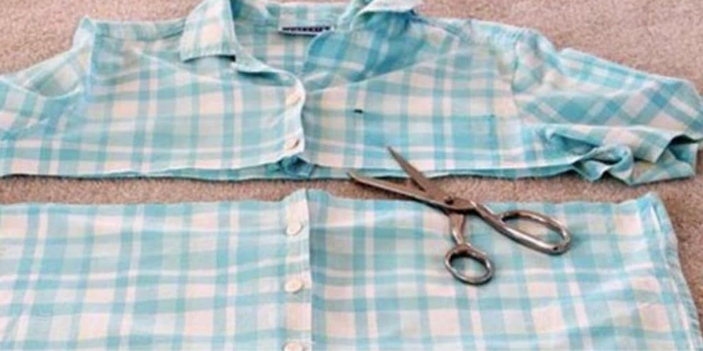 Sewing Tutorial - Turn Old Shirt Into Apron