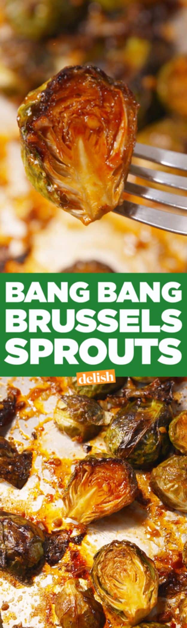 Best Brussel Sprout Recipes - Bang Bang Brussels Sprouts - Easy and Quick Delicious Ideas for Making Brussel Sprouts With Bacon, Roasted, Creamy, Healthy, Baked, Sauteed, Crockpot, Grilled, Shredded and Salad Recipe Ideas #recipes