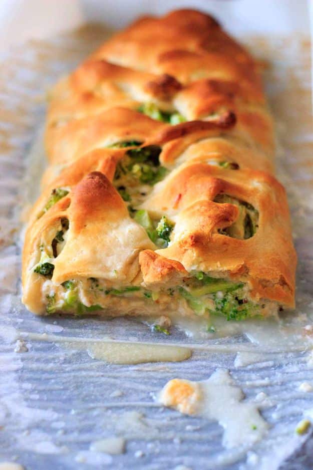 Best Broccoli Recipes - Broccoli Crescent Wrap - Recipe Ideas for Roasted, Steamed, Fresh or Frozen, Healthy, Cheesy, Soup, Salad, Casseroles and Side Dish Vegetables Made With Broccoli. Shrimp, Chicken, Pasta and Paleo Recipes. Easy Dinner, healthy vegetable recipes 
