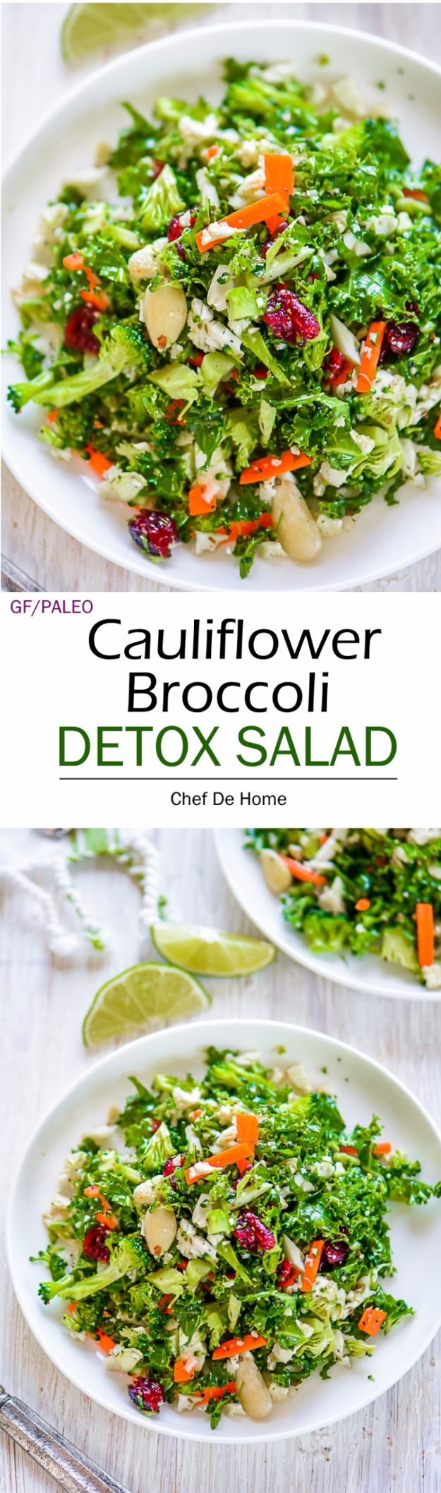 Best Broccoli Recipes - Cauliflower And Broccoli Detox Salad - Recipe Ideas for Roasted, Steamed, Fresh or Frozen, Healthy, Cheesy, Soup, Salad, Casseroles and Side Dish Vegetables Made With Broccoli. Shrimp, Chicken, Pasta and Paleo Recipes. Easy Dinner, healthy vegetable recipes 