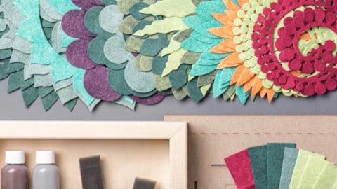 She Cuts Designs In Felt And Rolls Them. What She Makes Is Breathtaking! | DIY Joy Projects and Crafts Ideas