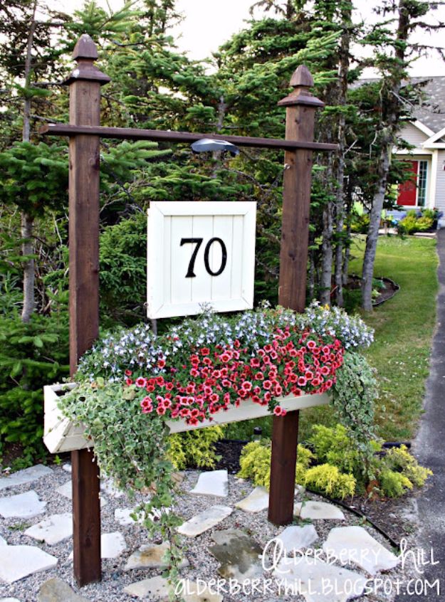 35 Creative DIY House Numbers