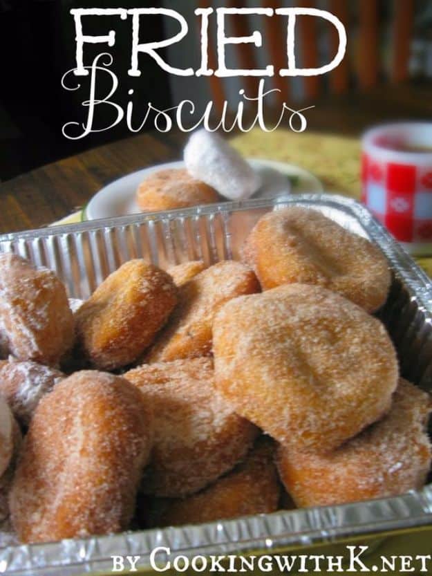 Best Canned Biscuit Recipes - Fried Biscuits - Cool DIY Recipe Ideas You Can Make With A Can of Biscuits - Easy Breakfast, Lunch, Dinner and Desserts You Can Make From Pillsbury Pull Apart Biscuits - Garlic, Sour Cream, Ground Beef, Sweet and Savory, Ideas with Cheese - Delicious Meals on A Budget With Step by Step Tutorials 
