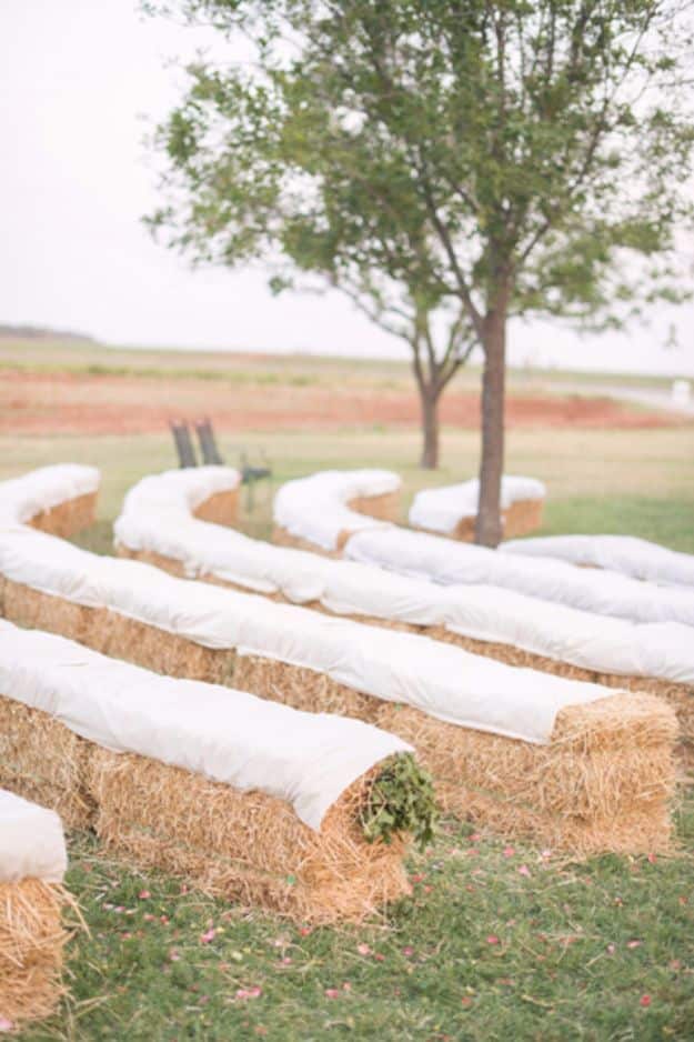 DIY Outdoors Wedding Ideas - Happy Farm Wedding - Step by Step Tutorials and Projects Ideas for Summer Brides - Lighting, Mason Jar Centerpieces, Table Decor, Party Favors, Guestbook Ideas, Signs, Flowers, Banners, Tablecloth #wedding #diy